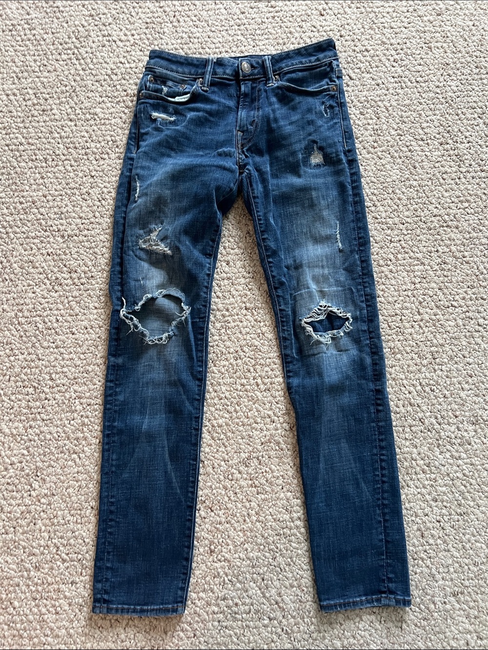 American Eagle Men’s Distressed Skinny Jeans 28x32